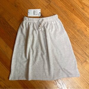 Zara Kids Cream Knit Skirt